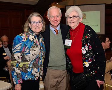 Photo of people at a society event Photo of people at a society event