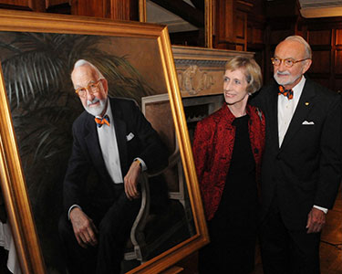 Photo of people at a society event Photo of people at a society event