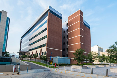 Photo of a building on campus. Links to Gifts by Will