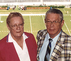 Photo of Gertrude ‘Jonnie’ and Walter ‘Mack’ Day. Link to their story.